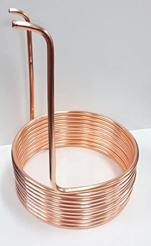 Quick Chill Home Brew Copper Immersion Wort Chiller, 25'