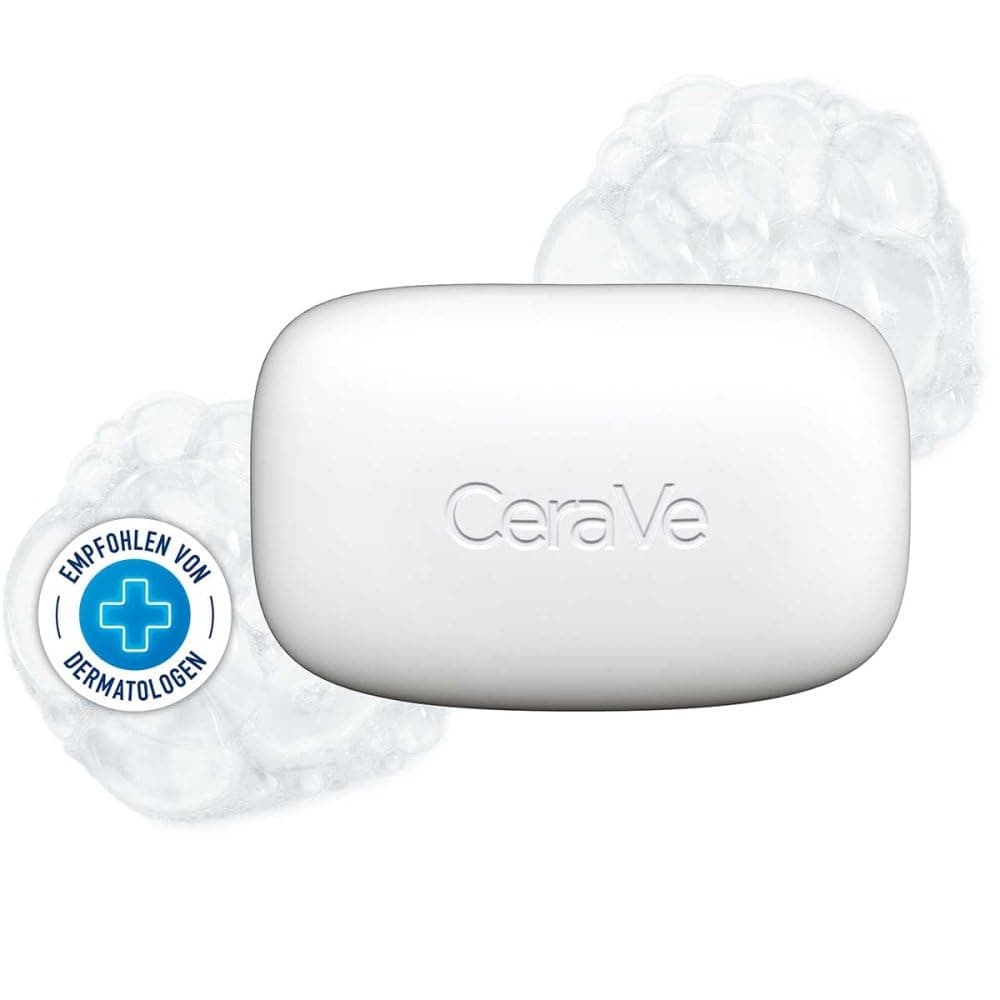 CeraVe Hydrating Cleanser Bar - Soap-Free Body and Facial Cleanser with 5% Moisturizing Cream - 4.5 Ounce Bar