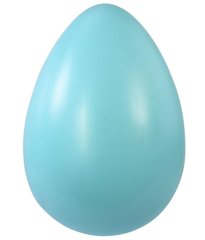 Giant Blue Plastic Egg - 30 x 20cm