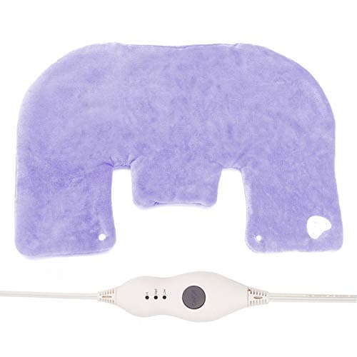 Heating Pad for Neck and Shoulders 3 Temperature Settings Shoulder Heating Pad Gray Heat Pad with Auto Shut Off 18''x25'' Gray