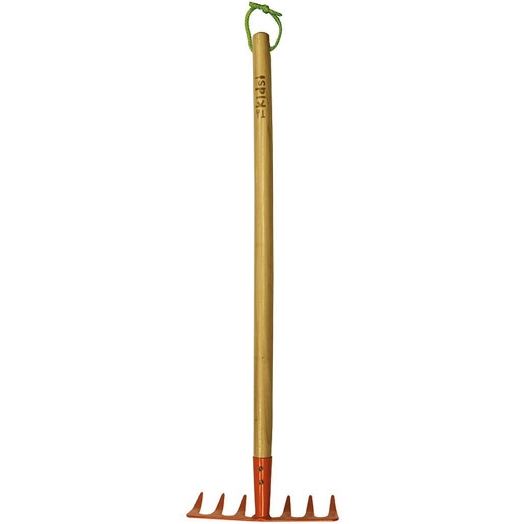 Briers Kids Wooden Handle Soil Rake, Multi-Colour