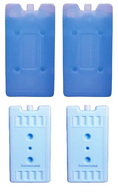 Ice Gel Pads Packs For Multiple Use, Picnic Boxes Bag, Ice Cream Delivery bags,Cold Carrier Delivery,Cold Items Tempeture Maintaince, Multipurpose Use Pack, Cooler Transport Ice Pads, Pack Of 4, Multicolors