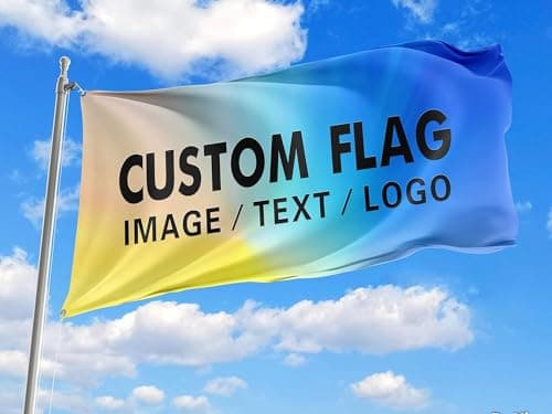 Custom Flag Customized Outdoor Flags Design Your Own Logo/Text/Image/Photo Customizable Decoration Gifts Personalized Flag (4x6 FT)