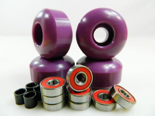Blank Pro 52mm Skateboard Wheels + ABEC 7 Bearings