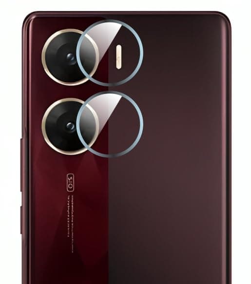 Vivo V29E Back Camera Lens Full Screen Protector 3D Anti Shock/Anti-Scratch/Clear/Camera Tempered Glass For (Pack Of 2)