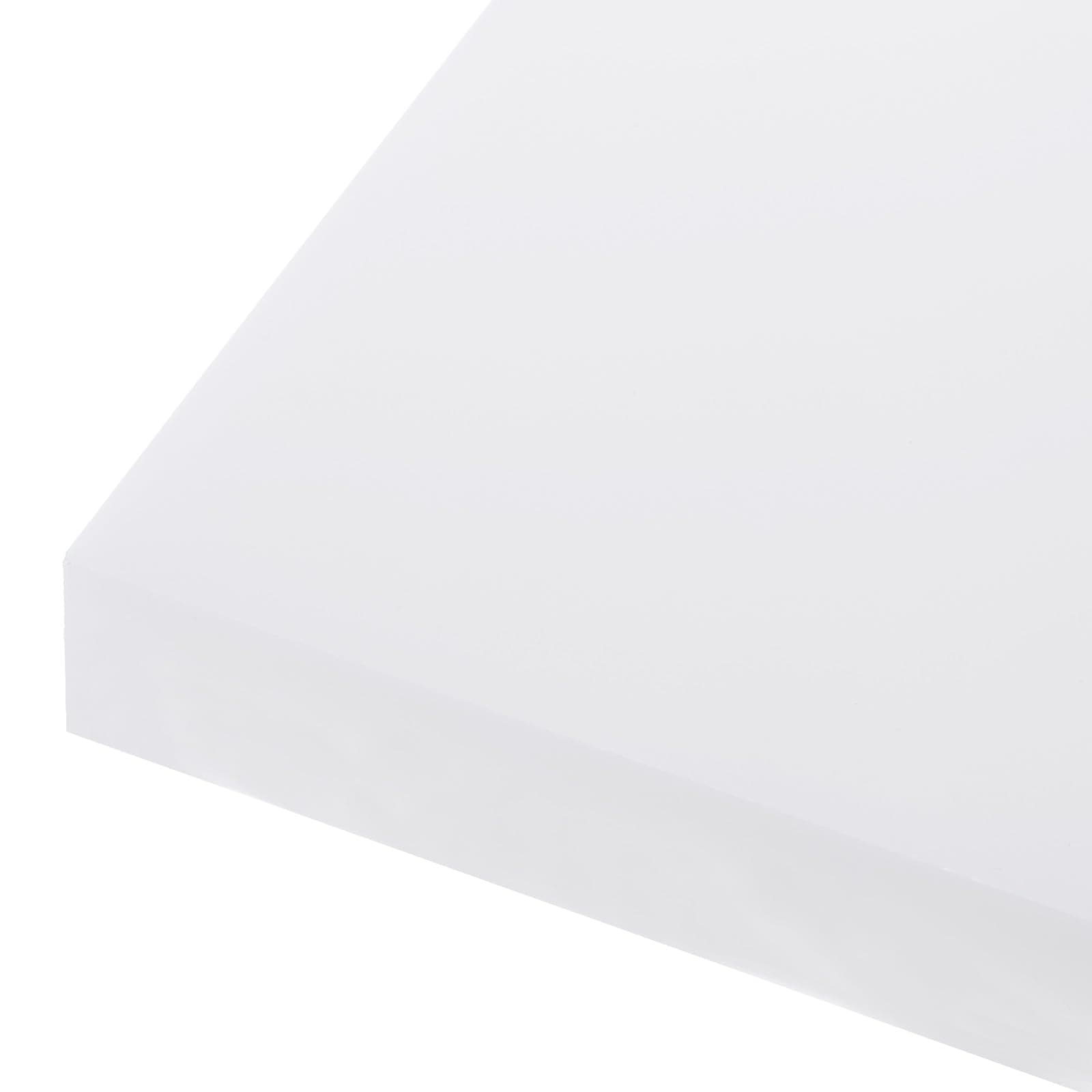 305 x 152 x 20mm HDPE Plastic Sheet, High Density Polyethylene Sheet Cutting Board White Solid Block, [for Marine, DIY, Home Floor]