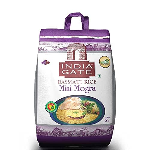 India Gate Basmati Rice - Mini Mogra, 5kg Pack