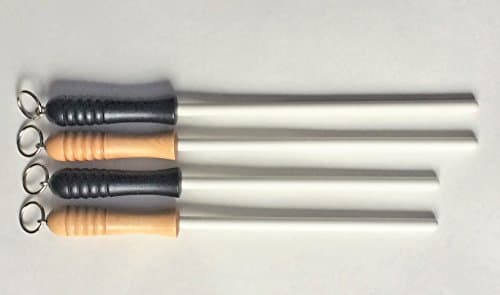 Idahone Fine Ceramic Sharpening Rod (12, Black Handle) by Idahone