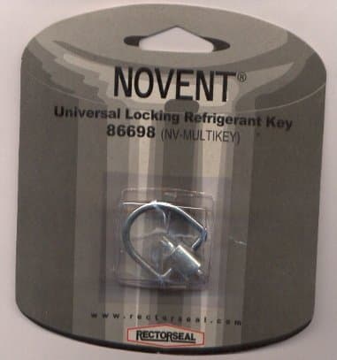 Novent Universal Locking/Unlocking Refrigerant Key 86698 (NV-Multikey)