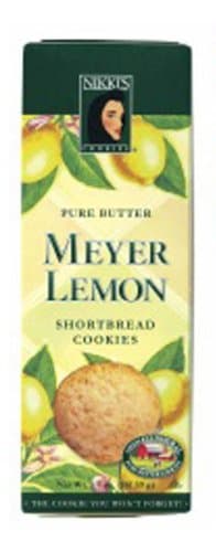 NIKKIS COOKIES Meyer Lemon Shortbread Box, 5.7 OZ