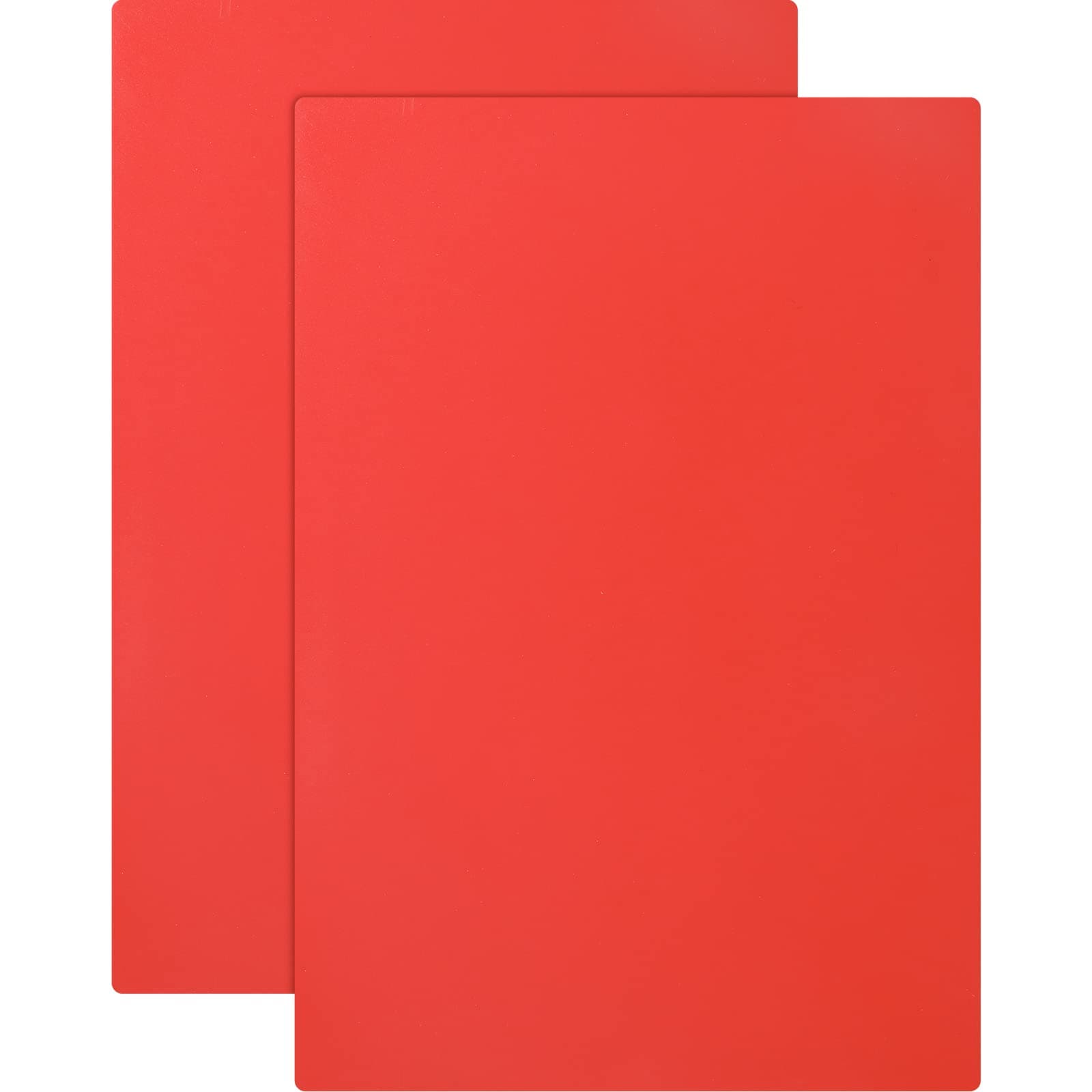 Tondiamo 2 Sheets Rubber Stamp Sheets for Laser Engraving Machine, A4 Rubber Stamp Sheets for Laser Cutter Soft Rubber Sheets to Make Rubber Stamps, 2.3 mm (Orange)