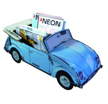 VW Beetle Book Bus Blue Height 14.5 cm