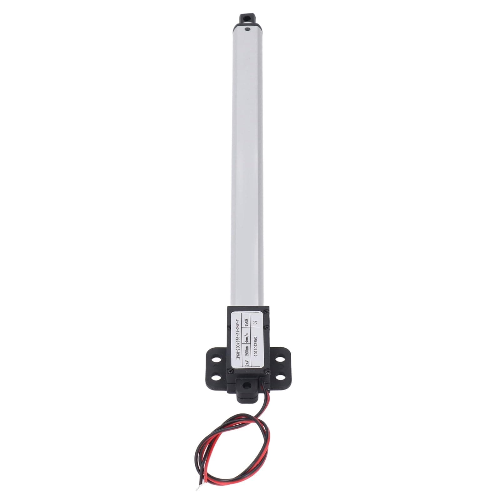 Eujgoov 200mm Stroke 24V DC Linear Actuator Mini Electric Linear Motion Actuator for for Window Opener Home Automation