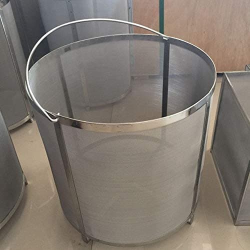 Filter Extra Large13.7x13.7 Inch Brewing Hopper Spider Strainer 304 Stainless Steel 300-400 Micron Mesh Homebrew Hops Beer Tea Kettle Brew Filter