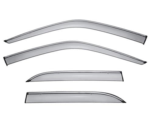 Window Visors Wind Deflectors Compatible with Lexus 1995-2000 LS400 with Chrome Trim Rain Guards 3-847LX014