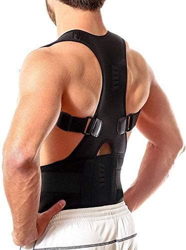 Beldaenova Magnetic Back Brace Posture Corrector for Lower and Upper Back Pain (Medium)