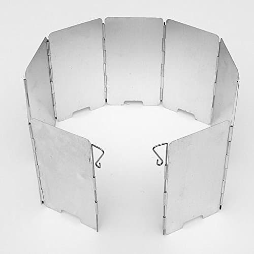 Camping Foldable Aluminum Plates BBQ Stove Wind Shield