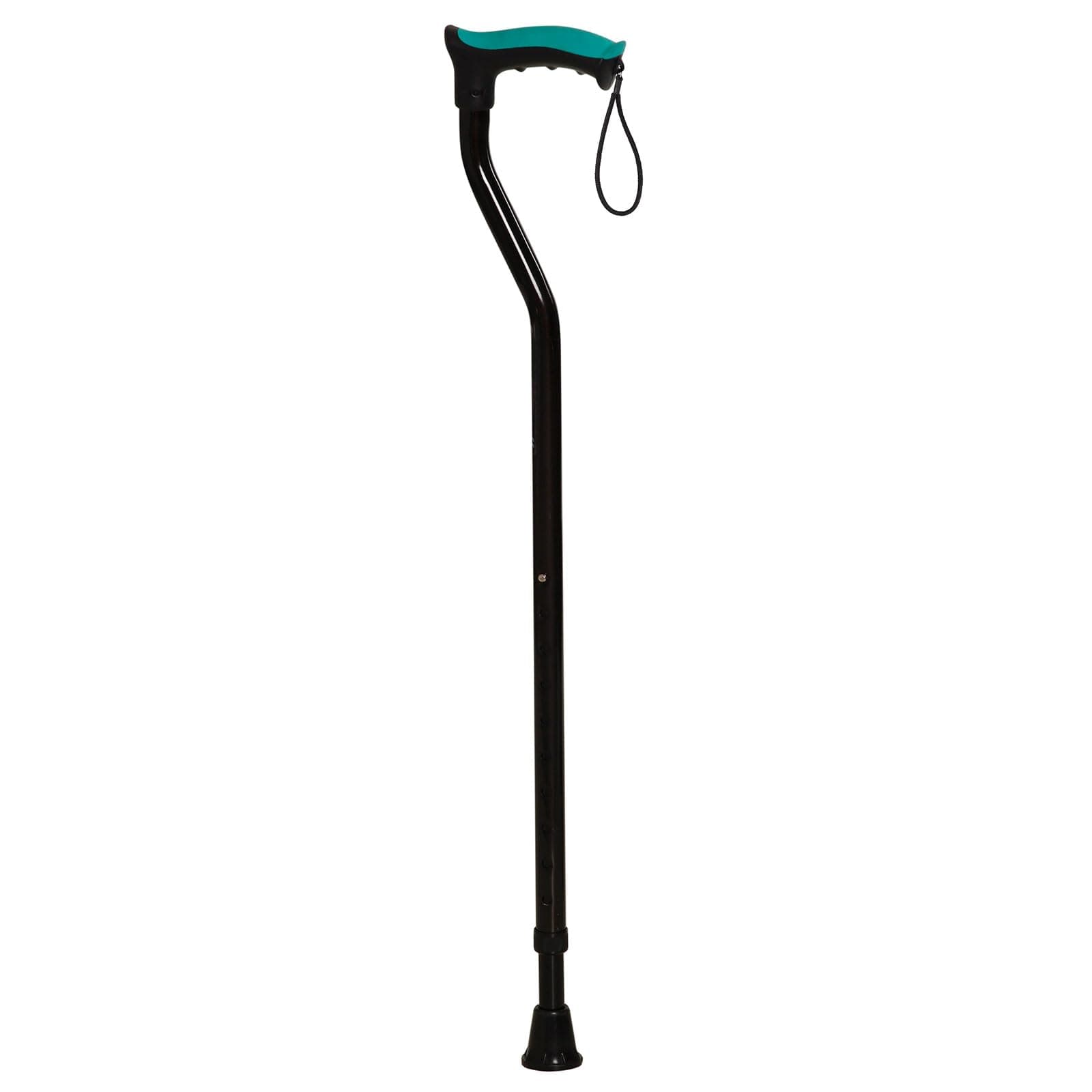 Tynor Walking Stick with Soft Top Handle - Black