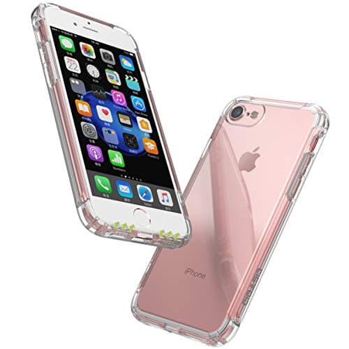 CISTOID iPhone 7 Case, iPhone 8 Case, Clear Anti-Scratch Shock Absorption Cover with Soft TPU Bumper Slim Thin Case for iPhone 7/8 (4.7 inch) - Clear