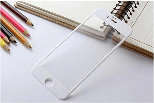 Cakin iPhon6/6S - 4.7" Tempered Glass Screen Protector, Protective Film, Hot Bending Process and 3D Curved Surface Radian Integration-iPhone 6/6S-4.7" (P6S White)
