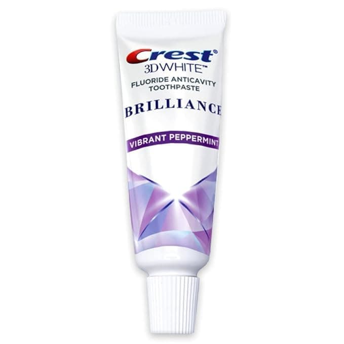 Crest Crest 3D White Fluoride Anticavity Toothpaste 0.85 oz (Pack of 10)