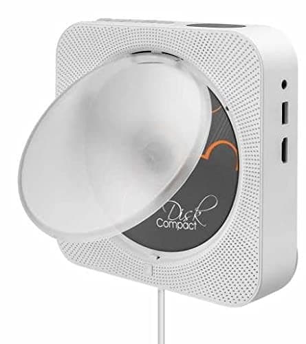 New Portable CD Player & DVD Player (White)