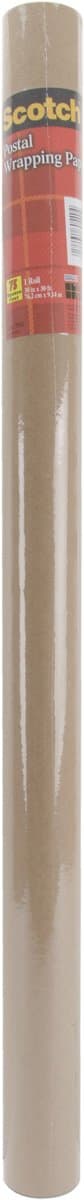 Scotch Postal Wrapping Paper, 30 in x 30 ft., 60# , 1 Roll/Pack