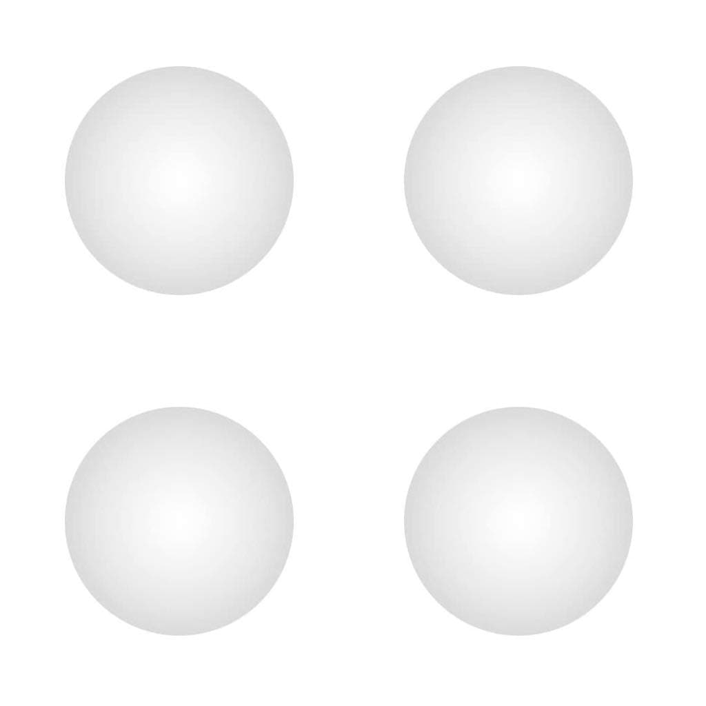 UESWILL 4 Pcs Replacement White Rubber Feet for UESWILL Macbook Pro/MacBook Air Case