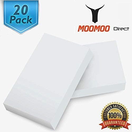 MOOMOO Large Magic Cleaning Eraser Sponge Melamine - 20 Pack