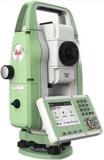 Digital Surveying Total Station, 5 Second Accuracy, with Standard Accessories
