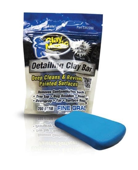 Auto Magic Clay Magic - Blue Clay Bar for Glass, Chrome, Fiberglass & More - Fine Grade - 200 Grams