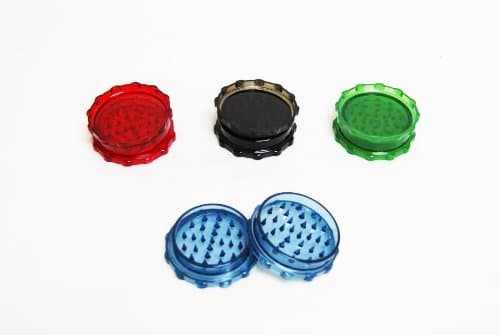 Heavy Duty 2 Chambers Plastic Herb Spice Tobaco Grinders