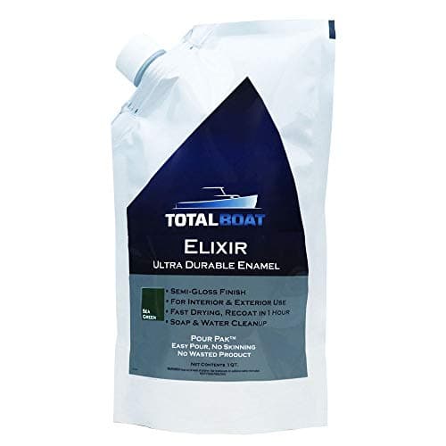 TotalBoatElixir Enamel | Water-Based Marine Paint (Sea Green, Quart)