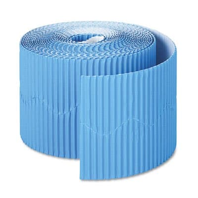 Bordette Decorative Border, 2 1/4"" x 50' Roll, Brite Blue, Sold as 1 Roll