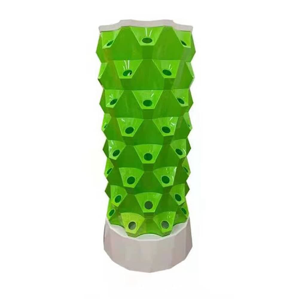 Hydroponics Growing System Vertical Tower Hydroponic Kit Gardening System with 80 Grow Sites, for Fruit Vegetable Plant Flower,Green