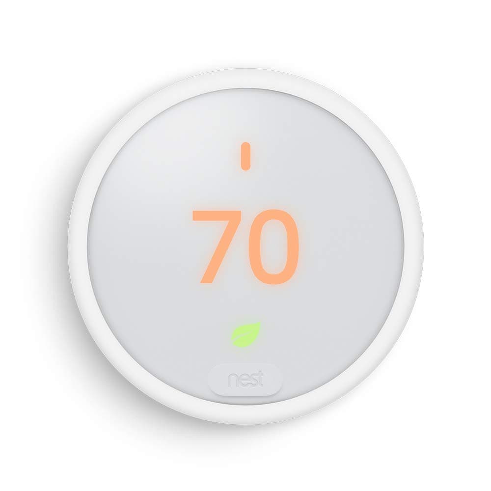Nest Thermostat E Programmable Smart Thermostat for Home, App Controlled via Wifi, Programmable, Compatible with Alexa and Google Assistant, Frosted White Color (T4002ES)