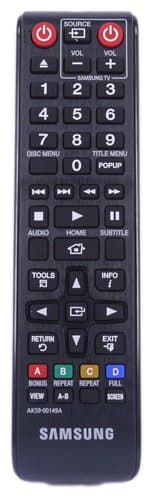 Remote Control for Samsung BD-E5300/XU BDE5300XU Blu-ray Player