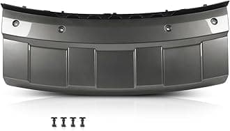 G-PLUS Front Bumper Tow Hook Cover Spoiler Skid Plate Lower,Compatible with Land Rover Range Rover L405 2013-2017 LR038741, LR052707 Black