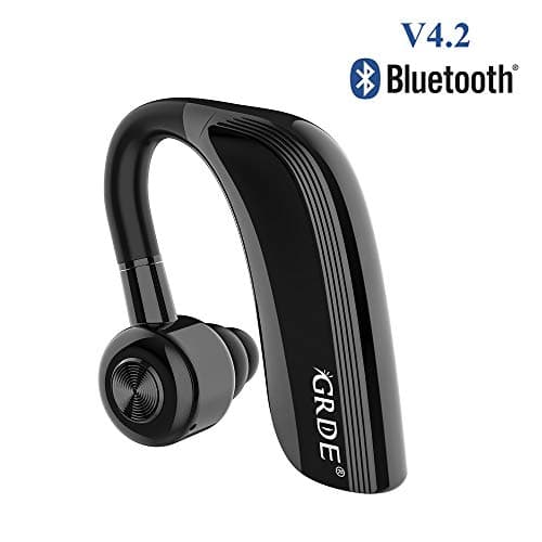 Bluetooth Headset, Wireless Bluetooth Earpiece V4.2 Business Bluetooth Headphones Stereo Earphone, [22 Hrs Playtime] Hands Free for Cell phone, Skype, Office/Work Out/Trucker