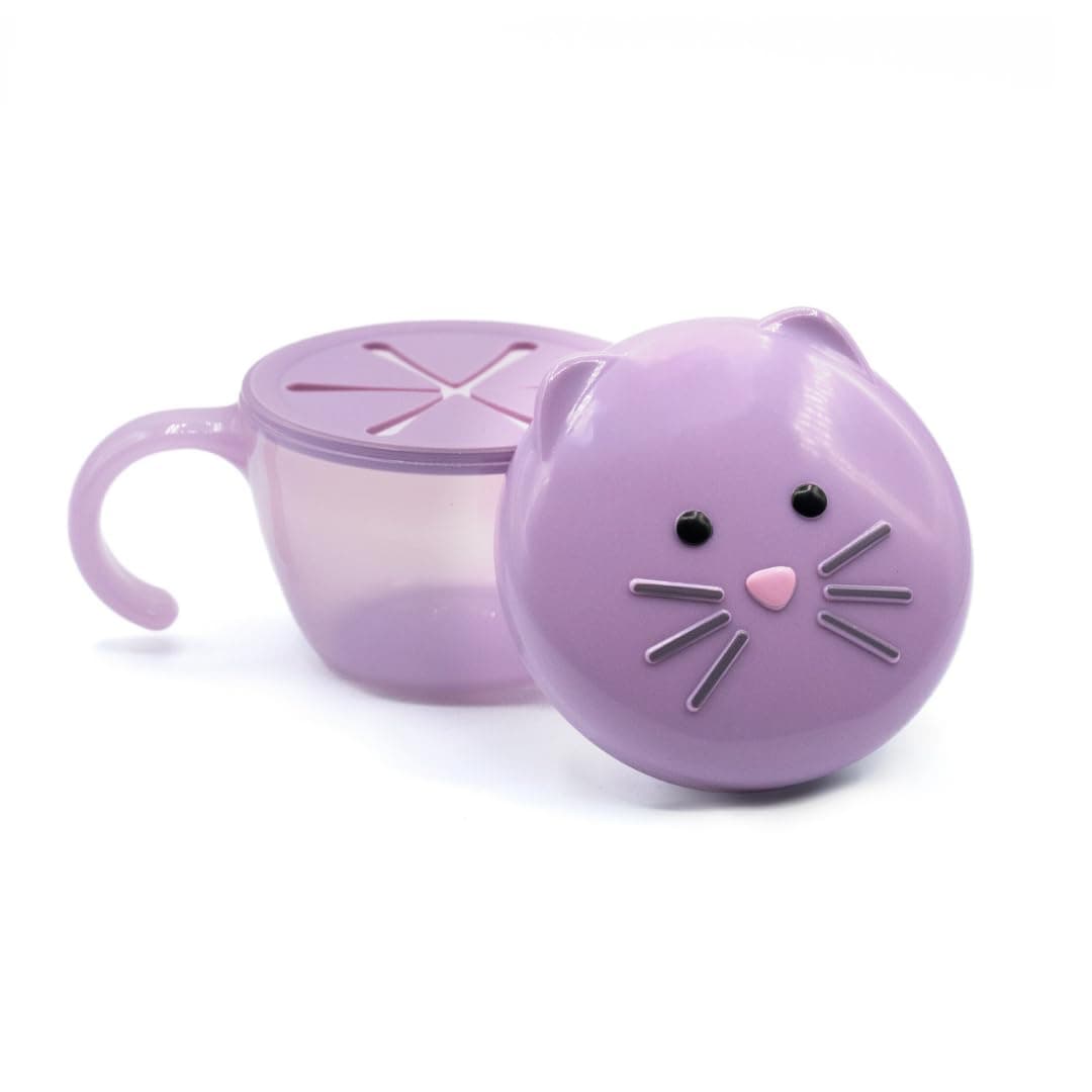 Snack Container with Finger Trap - Cat