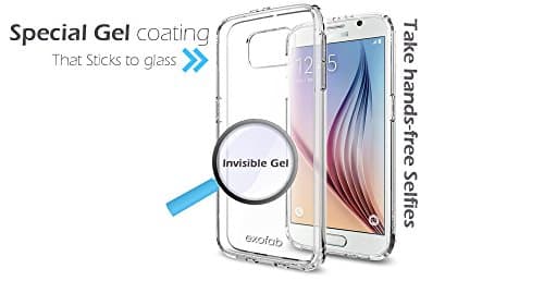 Exofab Samsung Galaxy S6 Lightweight Clear Protective Case That Has The Ability