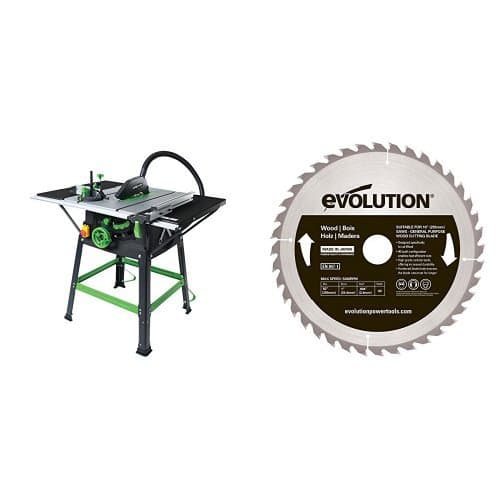 FURY5-S Multi-Purpose Table Saw with Additional Wood Carbide-Tipped Blade, 255 mm (230 V)