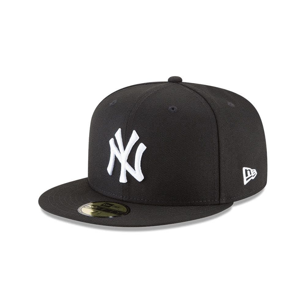 Boy's New York Yankees Basic 59Fifty Fitted Cap Hat 11591127 7.625 Black/White