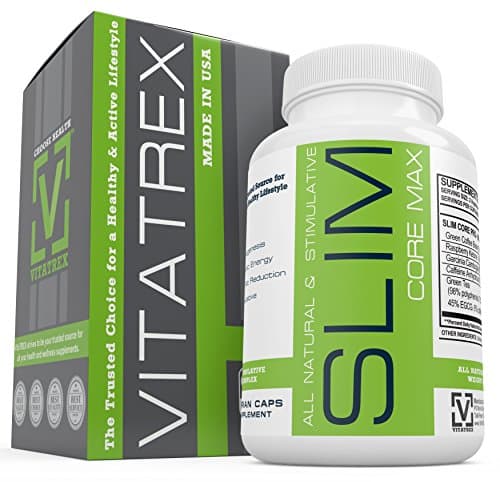 SLIM CORE MAX Igniter: Men & Women's lean supplement appetite suppressor diet pill weight green tea extract loss booster fat burner ketone raspberry energy brain boosting suppressant metabolism healthy burn slimming fast carb metabolic tablet capsules management vegan