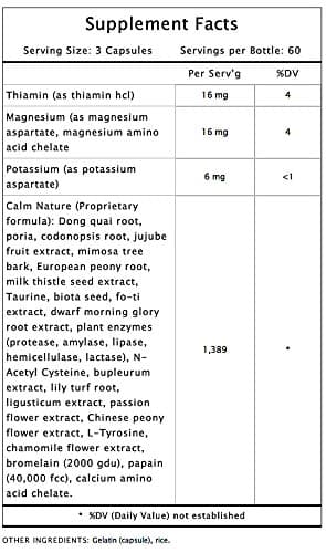Empirical Labs Calm Nature 180 capsules