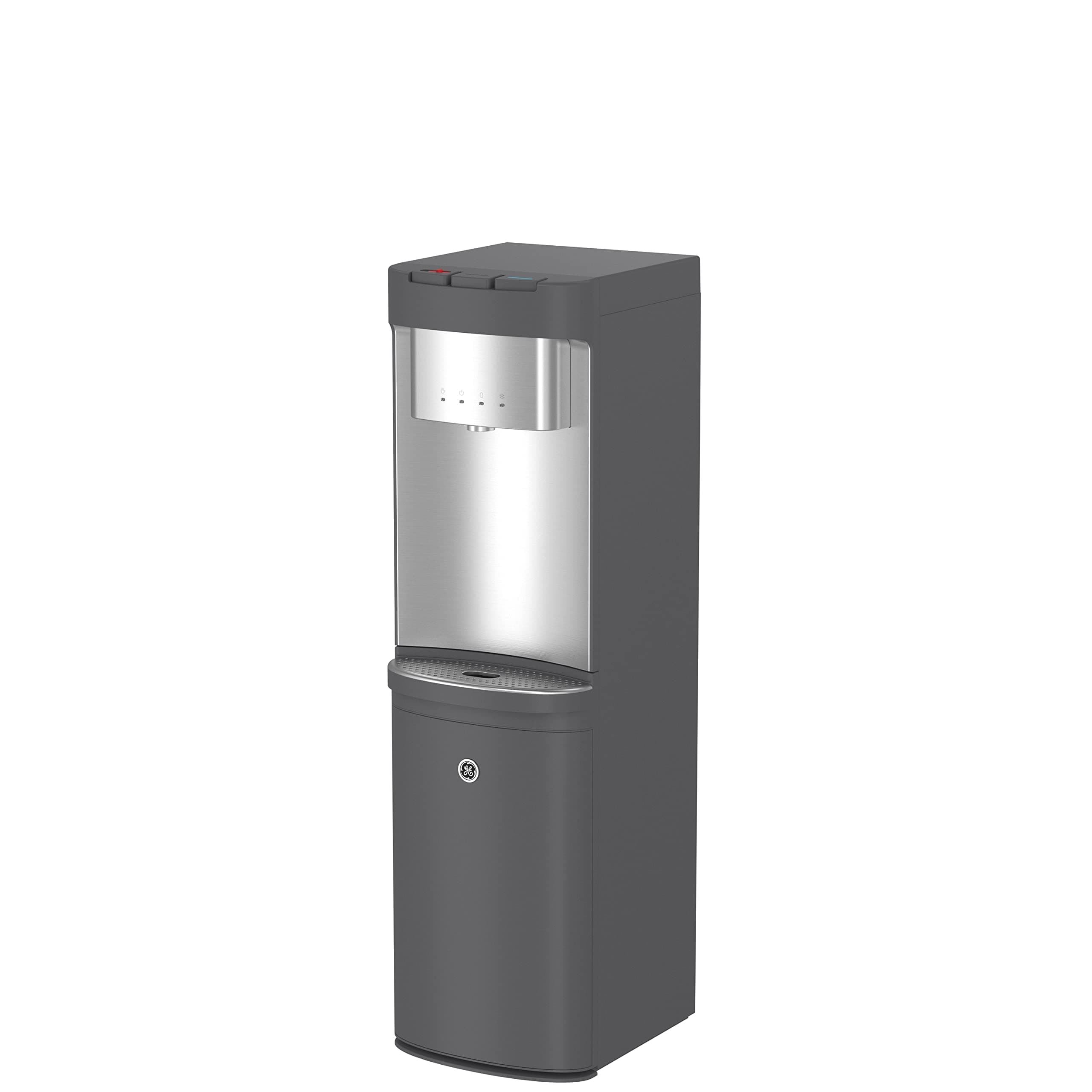 GE Bottom-Loading Tri-Temperature Water Dispenser - Charcoal