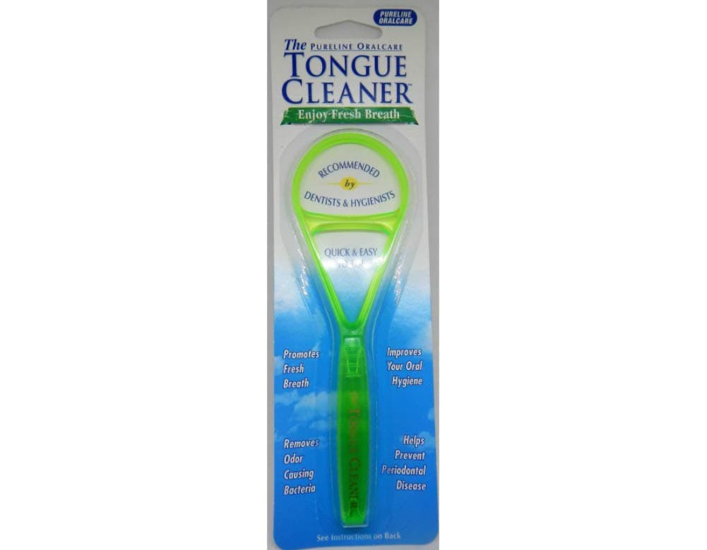 Tongue Cleaner - Neon Green Plastic