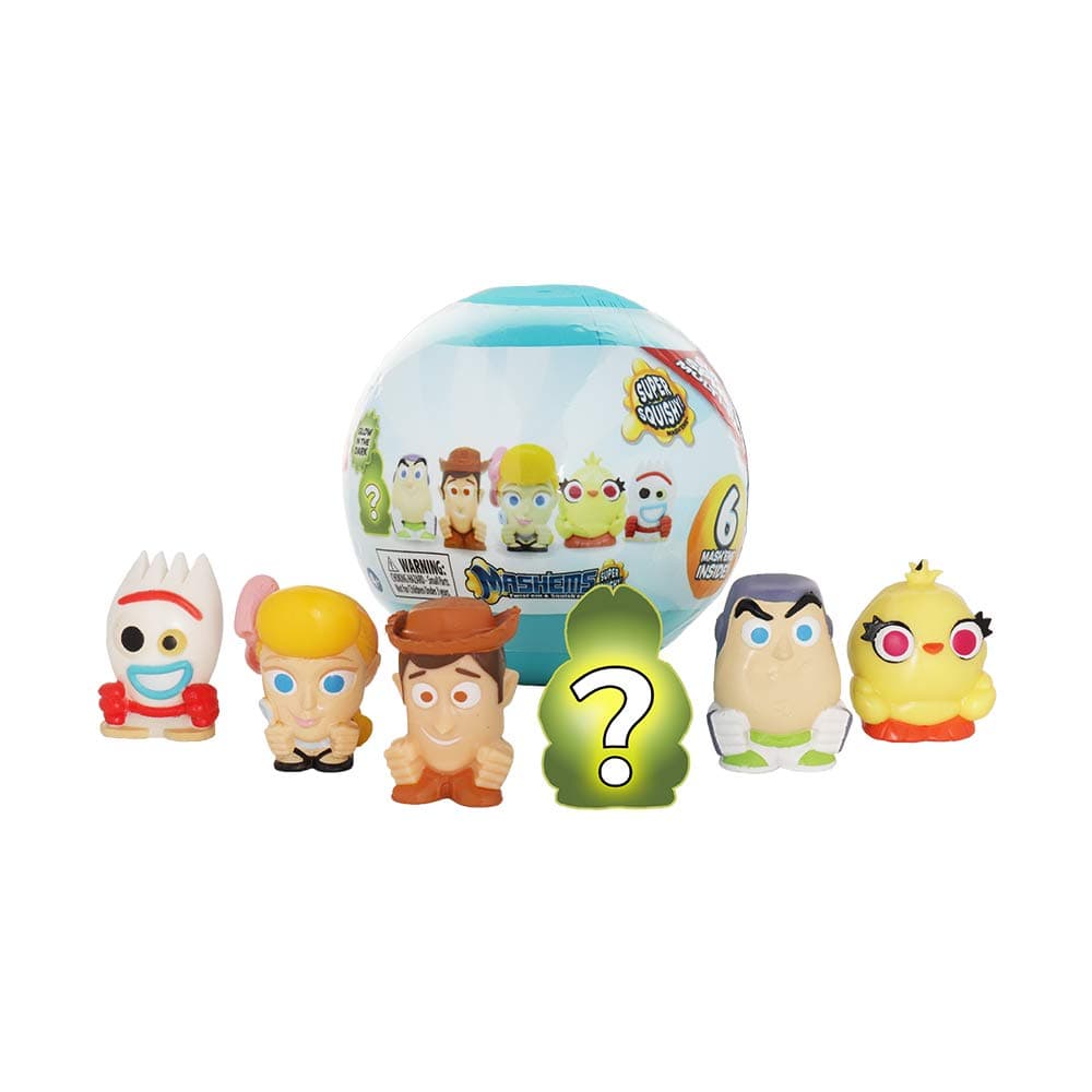 Basic Fun Official Mash'ems Super Sphere - Toy Story 4 Series 1 - Squishy Collectible Figures – 6 Pack - Amazon Exclusive
