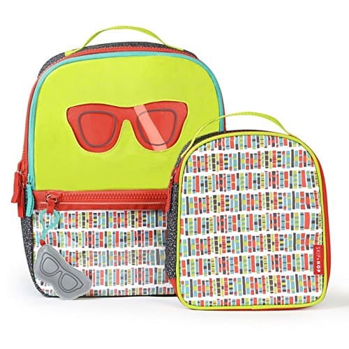 SkipHop Boys' Forget-Me-Not 3 Piece Backpack Set, Specs, One Size