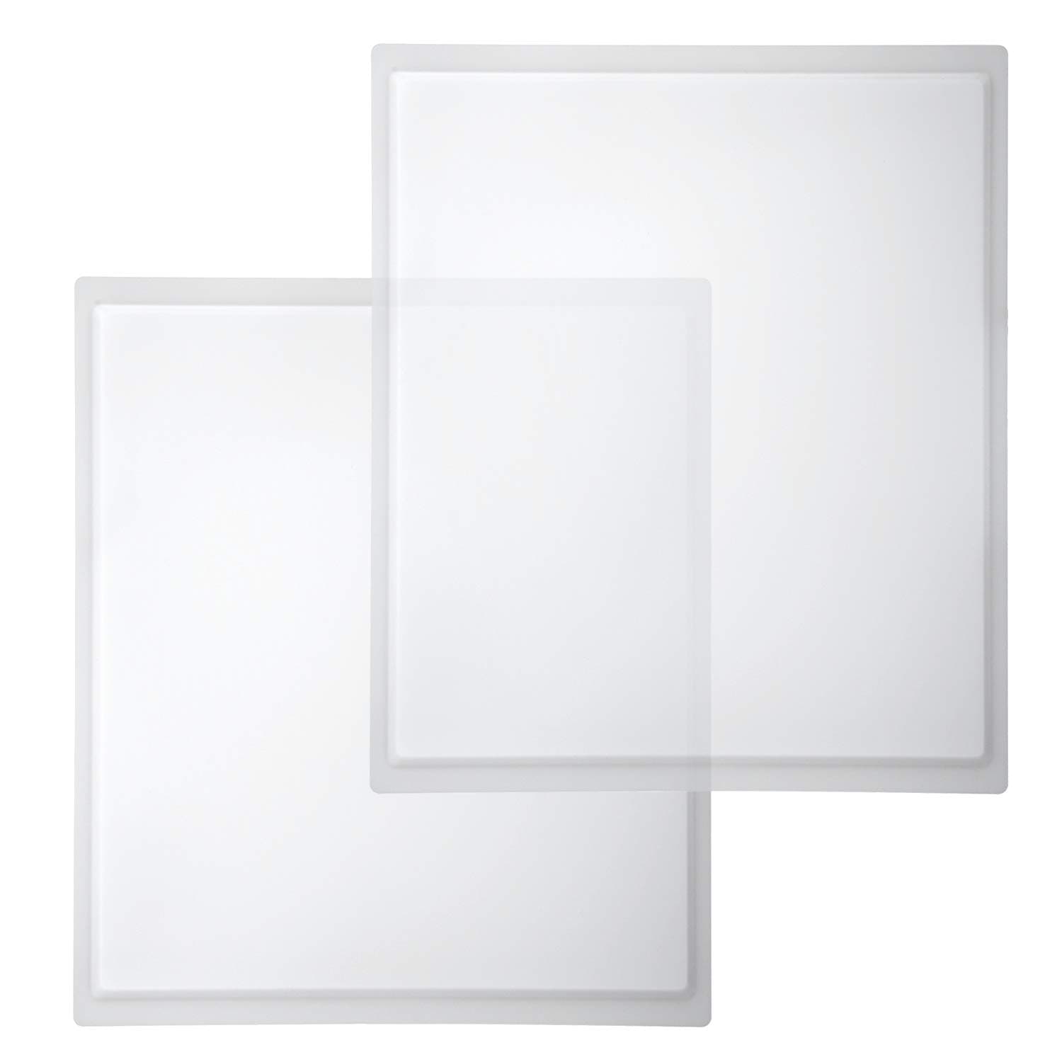 Food Dehydrator Machine Fruit Roll Sheets, BPA-Free Plastic Tray Liners, for Fruit Leather, Meat, Beef jerky, Herb, Vegetable C267-2FR, 2 Pack, White